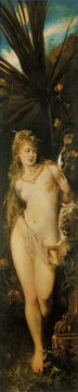 Desnudo Painting - Die funf sinne gesicht desnudo Hans Makart